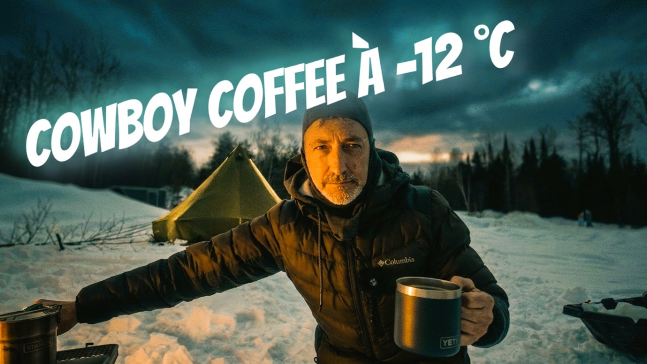 Tester un vieux poêle Coleman au naphta par -12°C