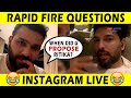 Rohit sharma live instagram chat with yuvraj singh  rapid fire questions 2023