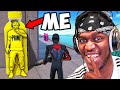 Using FAMOUS YouTubers to WIN Hide &amp; Seek! (Fortnite)