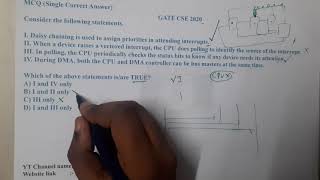 GATE CSE 2020 || COMPUTER ORGANIZATION || GATE Insights Version: CSE