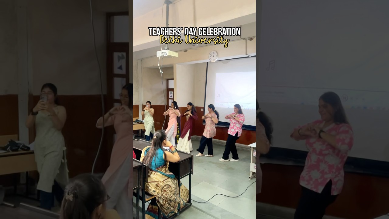 Delhi University College Life😍| Teachers’ Day Celebration| 