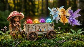 Tiny Forest Spirits Make Magical Ice Cream🍄 Relaxing Celtic Music