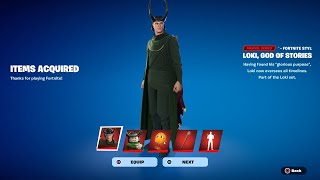 How To Get Loki God of Stories Skin NOW FREE In Fortnite! (Unlocked LEGO Loki God of Stories)
