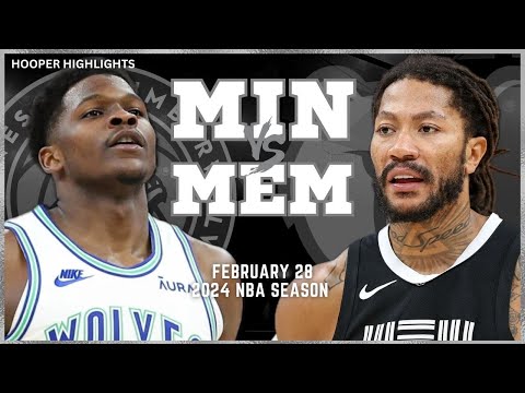 Memphis Grizzlies vs Minnesota Timberwolves Full Game Highlights | Feb 28 | 2024 NBA Season