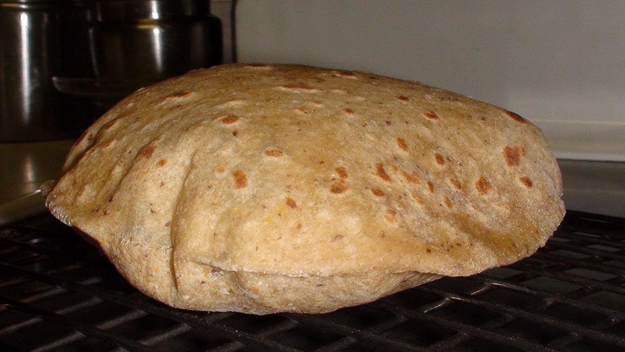 Multigrain Roti or Chapati or Pulka Recipe Video - Tortilla - Multigrain Indian Flat bread | Bhavna