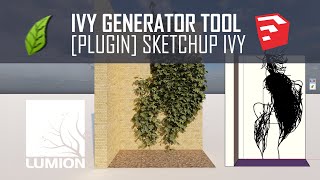 Ivy Plant-  Ivy Generator tool  -[Plugin] Sketchup Ivy screenshot 2