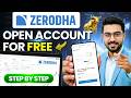 Zerodha Account Opening | how to open account in zerodha | zerodha demat account opening online