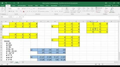 matrices Suma, resta y multiplicacion