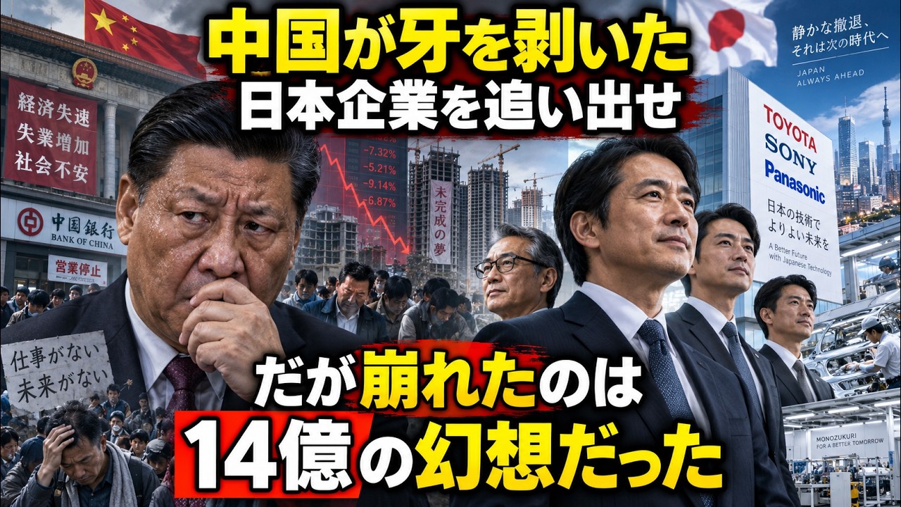 【海外が感動】「日本企業は出て行け」強気だった中国、その後…“静かな撤退”の裏で起きていた異変とは?