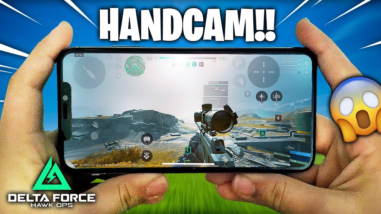 Delta Force Mobile Handcam on iPhone XS Max! MAX Graphics & INSANE Performance! 🔥🎮