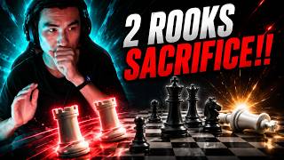I sacrifised 2 ROOKs | BLITZ | Chess.com | 2100-2200