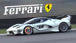 Ferrari Fxx K Evo At Sunset! - Hot Glowing Brakes, Flames & Loud V12 Sounds!