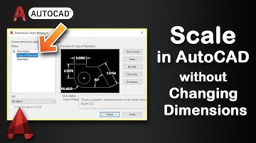 How to scale object without changing dimensions in AutoCAD easily