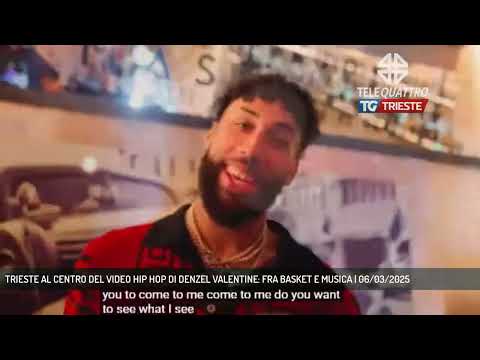 TRIESTE AL CENTRO DEL VIDEO HIP HOP DI DENZEL VALENTINE: FRA BASKET E MUSICA | 06/03/2025