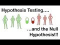 Hypothesis Testing and The Null Hypothesis