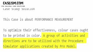 Process Analytics Simulation: Solutions Case Study Help - Caseism.com