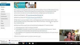 Englv01B Sample Essay Workshop