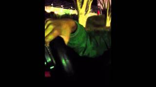 Kobe driving in a go cart first time.