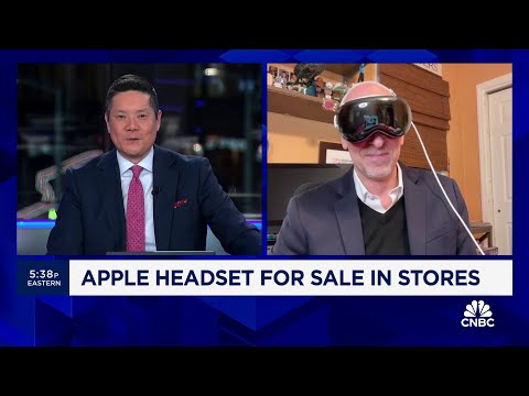 Apple's Vision Pro headsets hit store shelves
