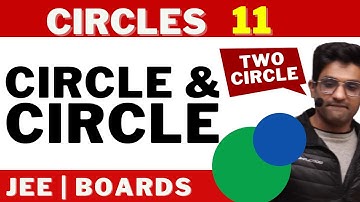Circles 11 | Circle & Circle (Two Circles) | Class 11th | Aman Sir Maths | Bhannat Maths