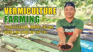 AMAZING VERMICULTURE FARMING | 2.8K NA PUHUNAN, PWEDENG KUMITA UP TO 100K USING MIGRATION TECHNIQUE