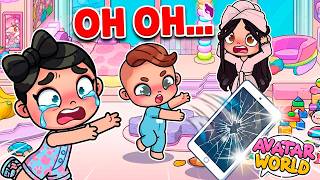 😱 ¡MI BEBÉ DAÑÓ LA TABLET DE SU HERMANA! *en AVATAR WORLD *NALA💞