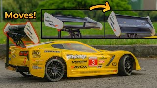 ACTIVE AERO on an RC Car | Motorized Rear Wing for rc car (Full Video Coming Soon!)