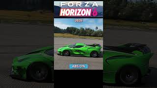 Forza Horizon 6 vs Forza Horizon 5 - (ABS ON) Braking Comparison