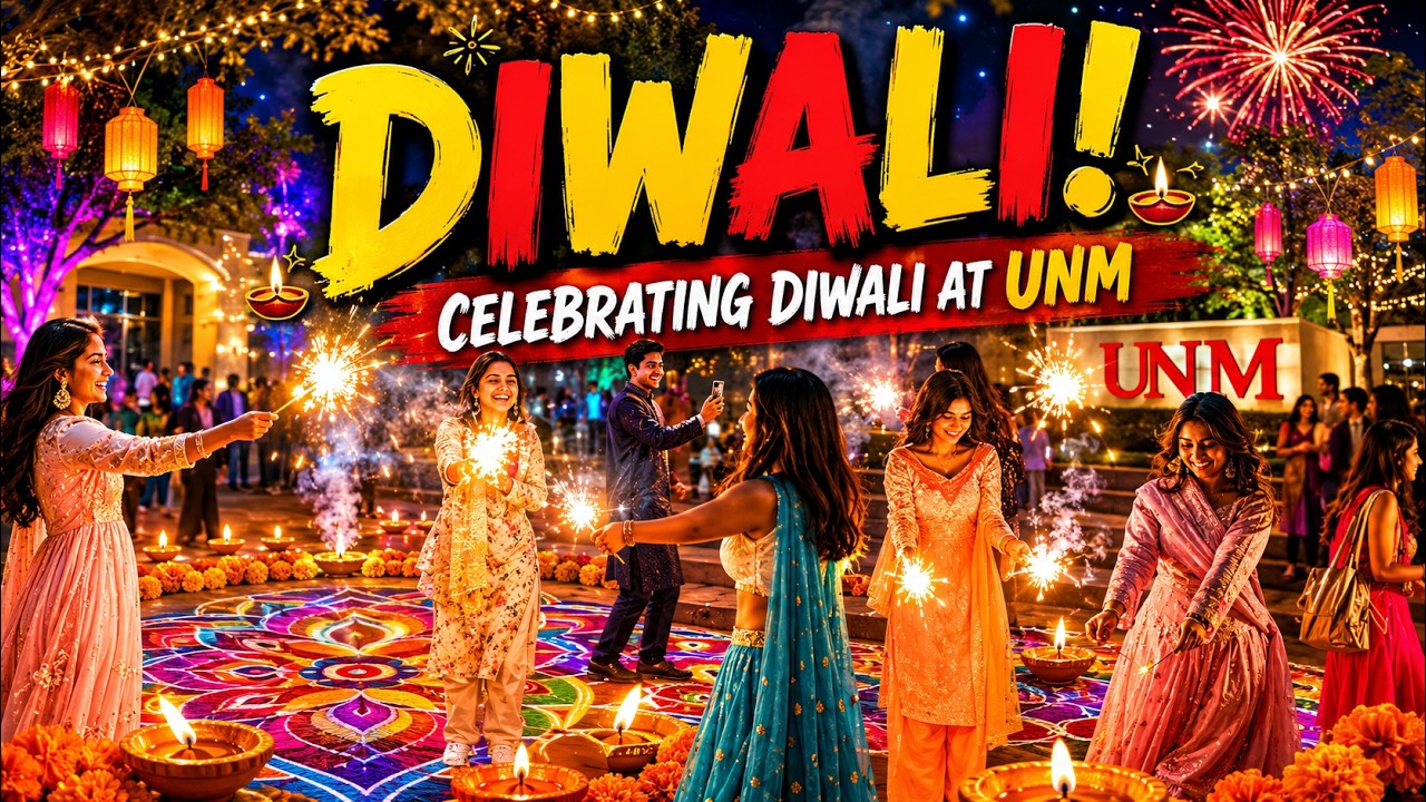 YouTube thumbnail for Inside UNM’s Massive Diwali Celebration