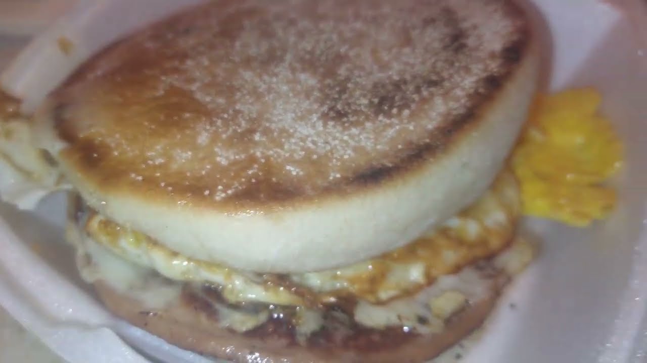 English muffin pork roll to eggs 1495 too expensive