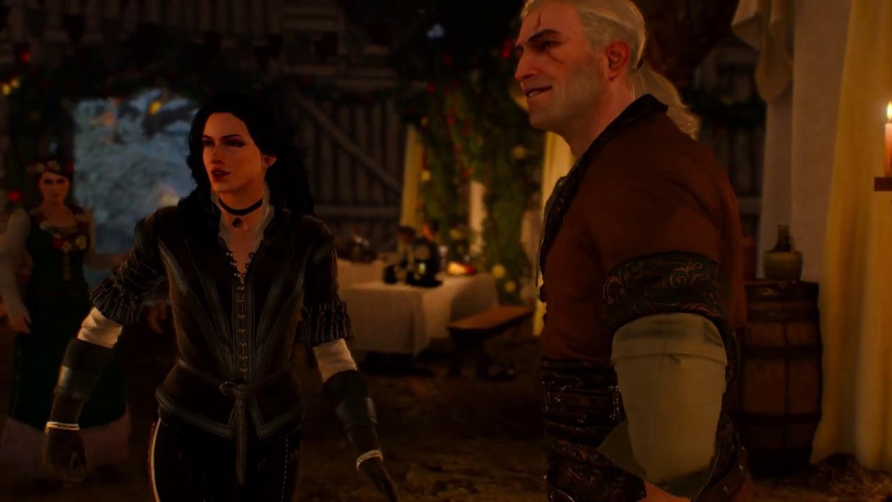 The Witcher 3 Yennefer and Geralt dance