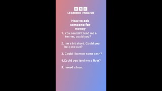 How to ask someone for money #shorts