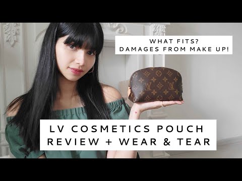 LV Cosmetic Pouch Review - What fits, Wear & tear