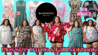 Bloomchic Plus Size Haul 2023|Fall Look Book 2023|Plus Size Haul 2023|Plus Size Try On|Tasha StJames