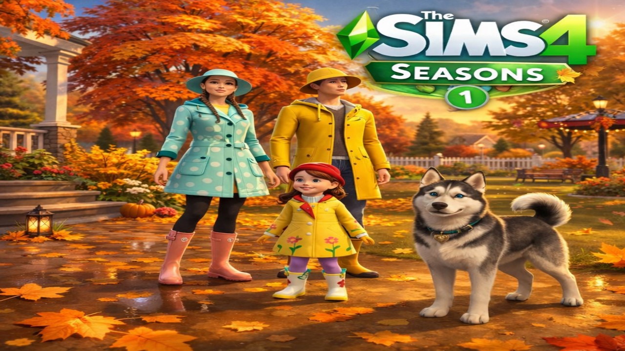 The Sims 4 Времена Года. -#1