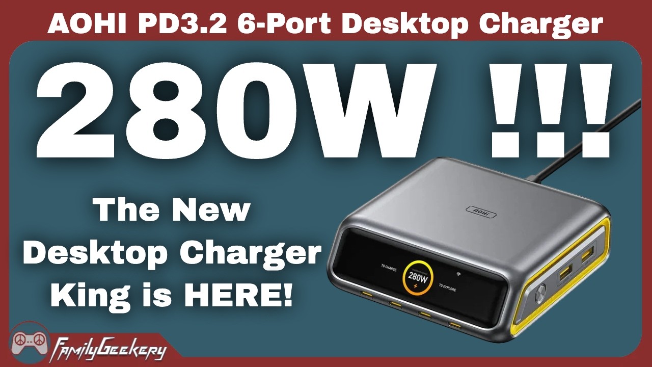 This 280W PD3.2 Desktop Charger Can Do Things Others Can't!