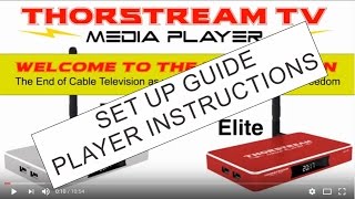 Thorstream Media Player Instructions and Set Up | Thorstream TV Media Box How To Video screenshot 5