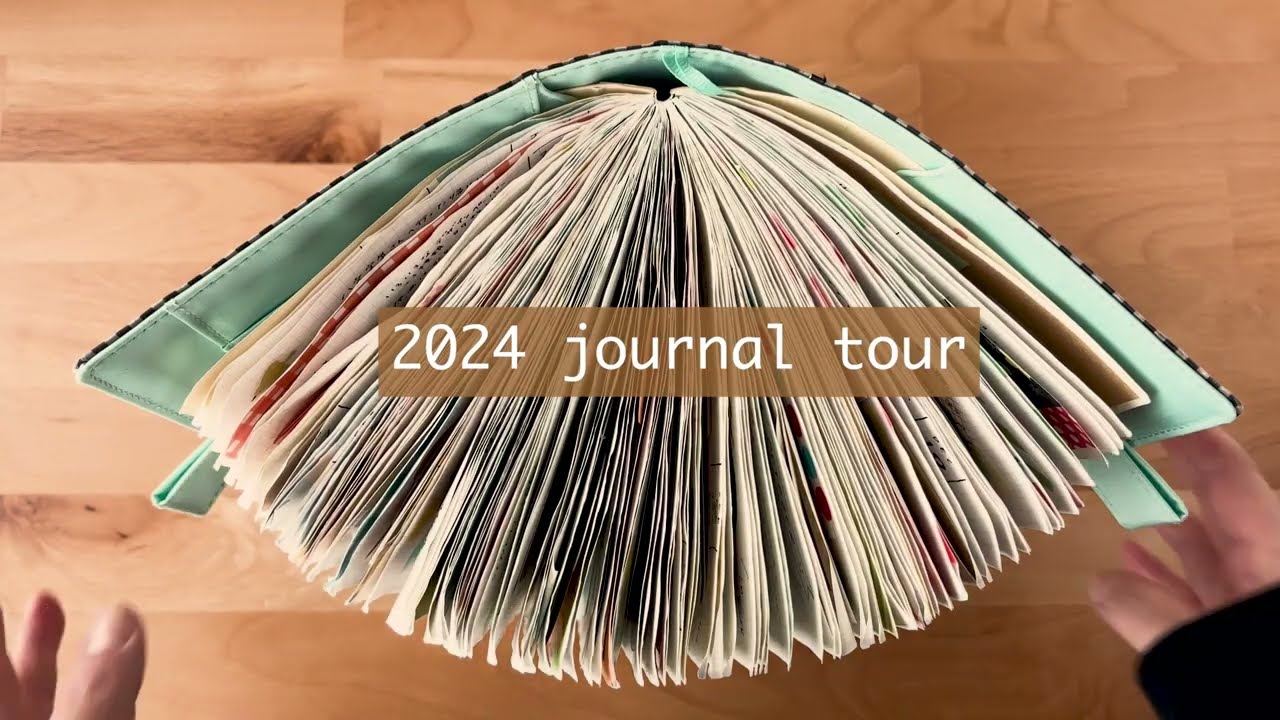 2024 journal tour. 日々の記録をノートに。