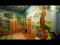 Роспись стен в детской комнате