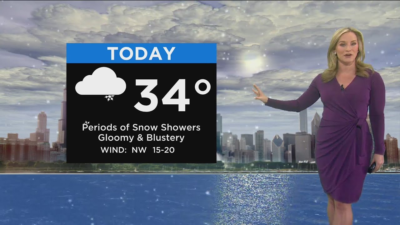Chicago First Alert Weather: Waves of snow showers - YouTube