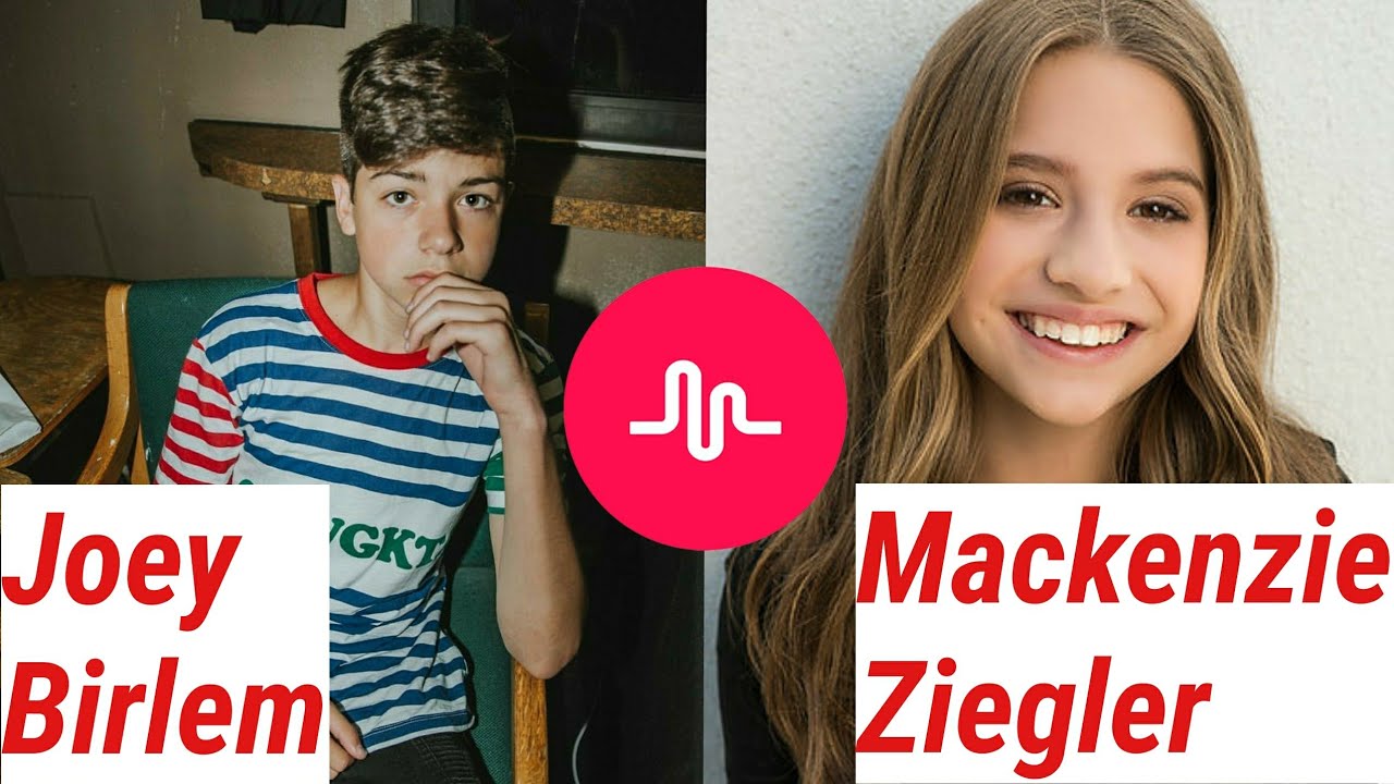 JOEY BIRLEM vs. MACKENZIE ZIEGLER Musical.ly Compilation - YouTube