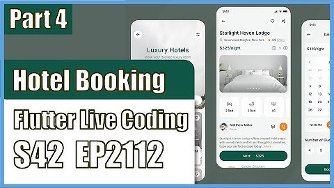 [Flutter] Flutter Live Coding EP2112 (Hotel Booking App UI Part 4)
