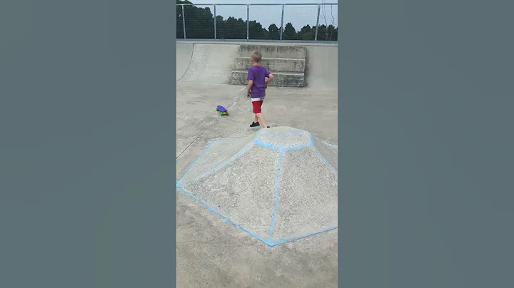 1st time on skateboard  (tyler)