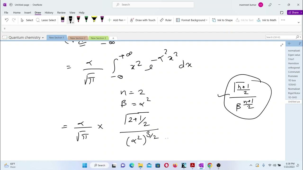 expectation value of x^2 in harmonic oscillator YouTube