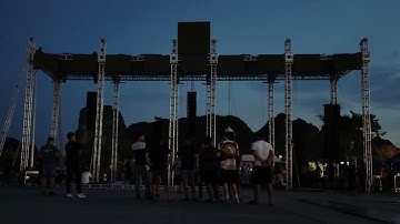 FESTIVAL HẠ LONG 2025 || SET-UP CÁC DÀN LOA TREO LINE ARRAY