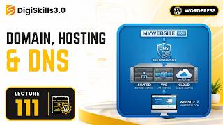 Introduction: Basics of Domain, Hosting, & DNS | WordPress | Lec 111 | DigiSkills 3.0
