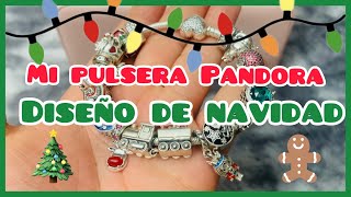 Mi pulsera Pandora con diseño de navidad