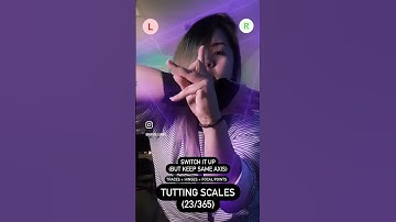 #Tutting Scales (23/365): Traces + Hinges + Focal Points #fingertutting #tuttingchallenge #tutorial