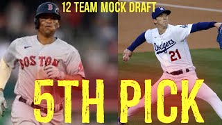 12 Team Mock Draft 5th pick Fantasy Baseball Yahoo Sports