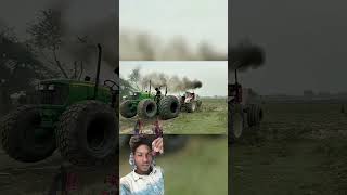 John Deere 👑☠️ Swaraj 855 👑☠️#automobile #farming#farmer